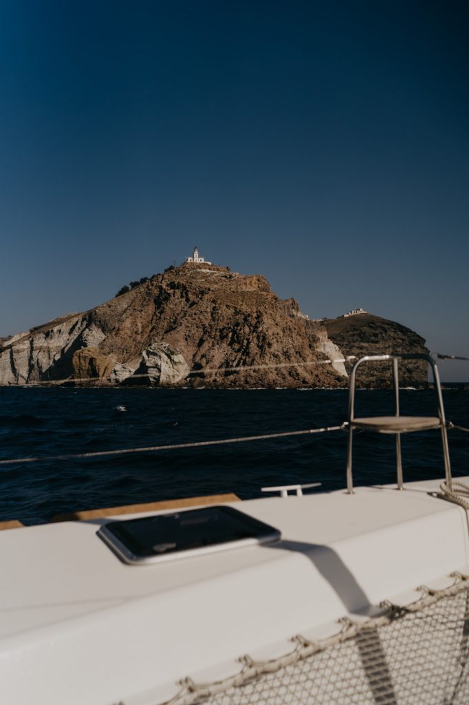 Excursion en bateau à Santorin